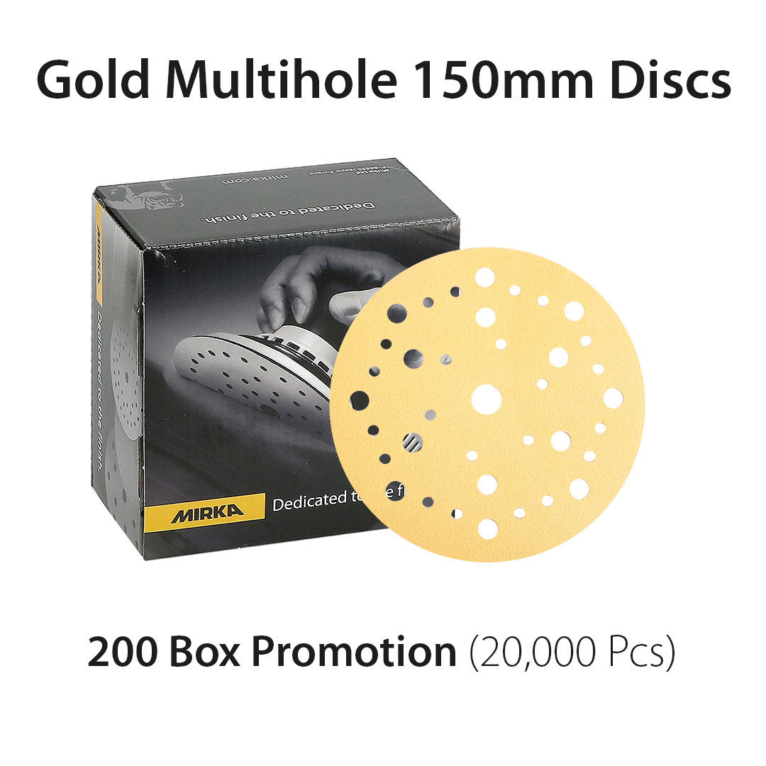 Gold Multihole 150mm Disc 200 Box Deal (20,000 pcs)