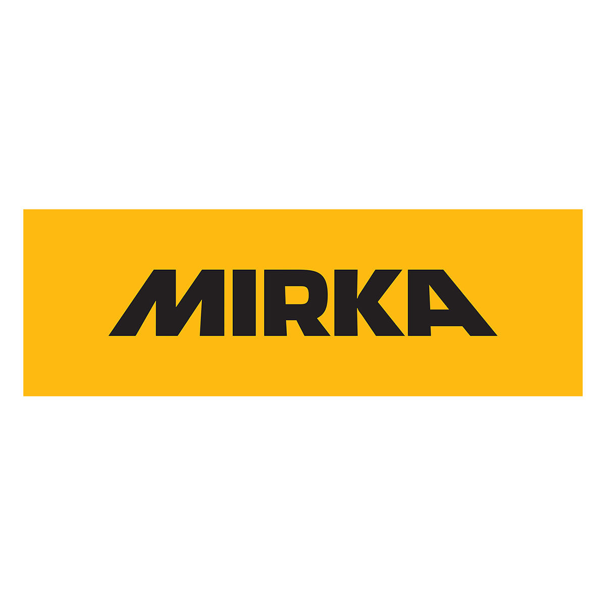 Mirka Banner/Black on Yellow 2' x 6'