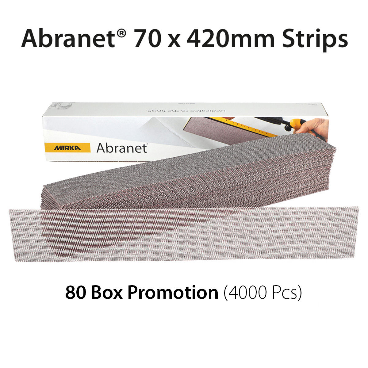 MIRKA Abranet ACE 70x420mm - 50pz - Al Prezzo Più Basso - CROP - Foto 9