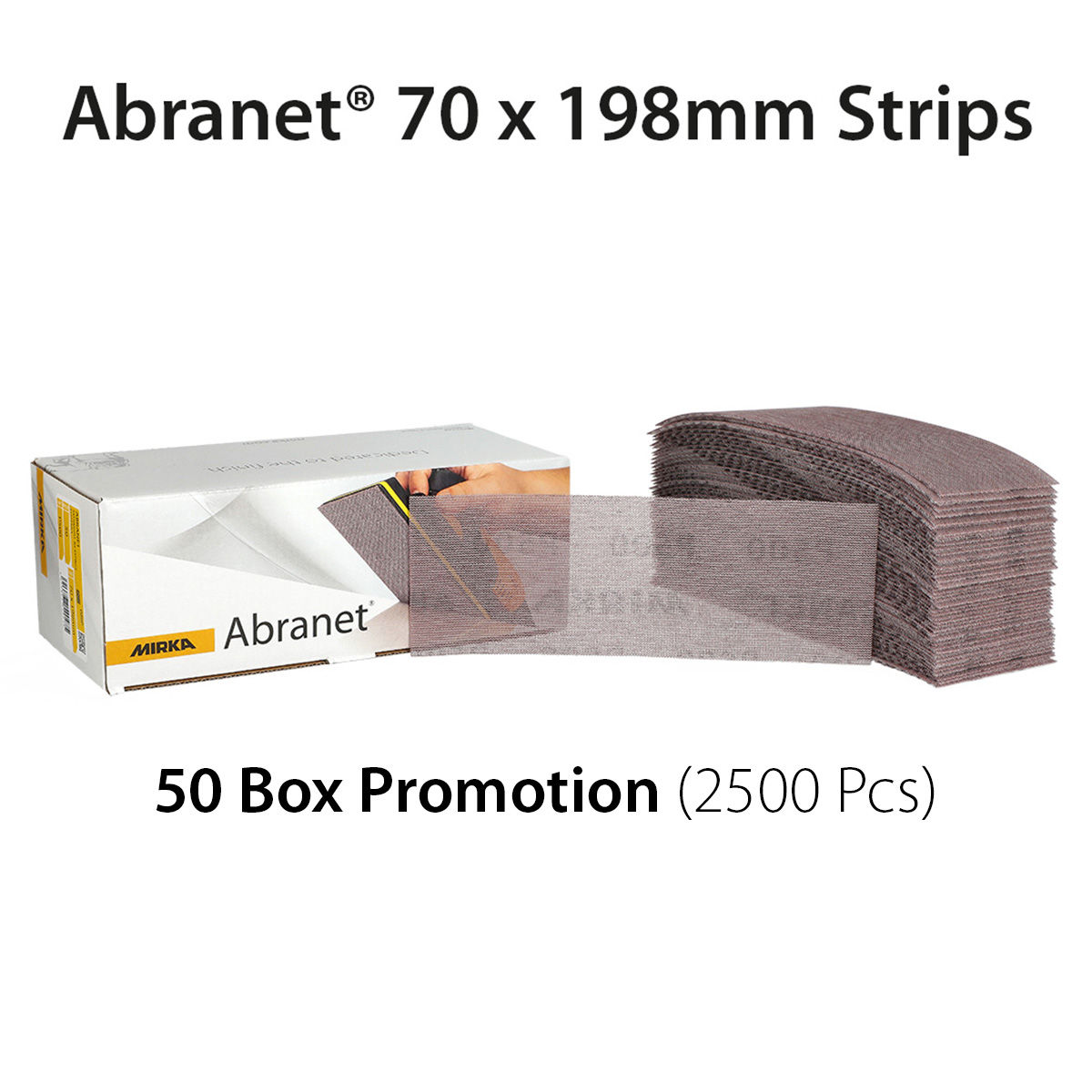 Abranet Strips 70x198mm 50 Box Promotion (1000 Pcs)