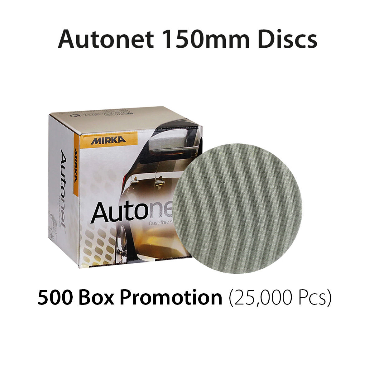 UK KIT Autonet 150mm Grip Disc 50 Unit Promotion (25,000 pcs)