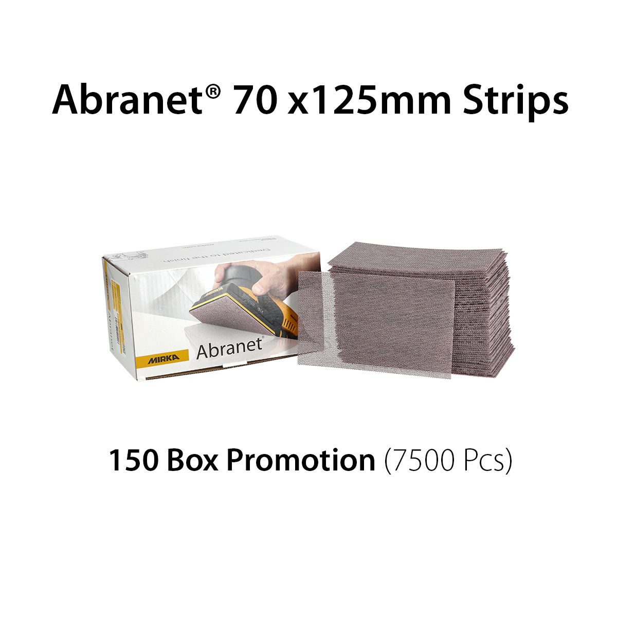 Abranet 70x125mm Strip 150 box Promotion