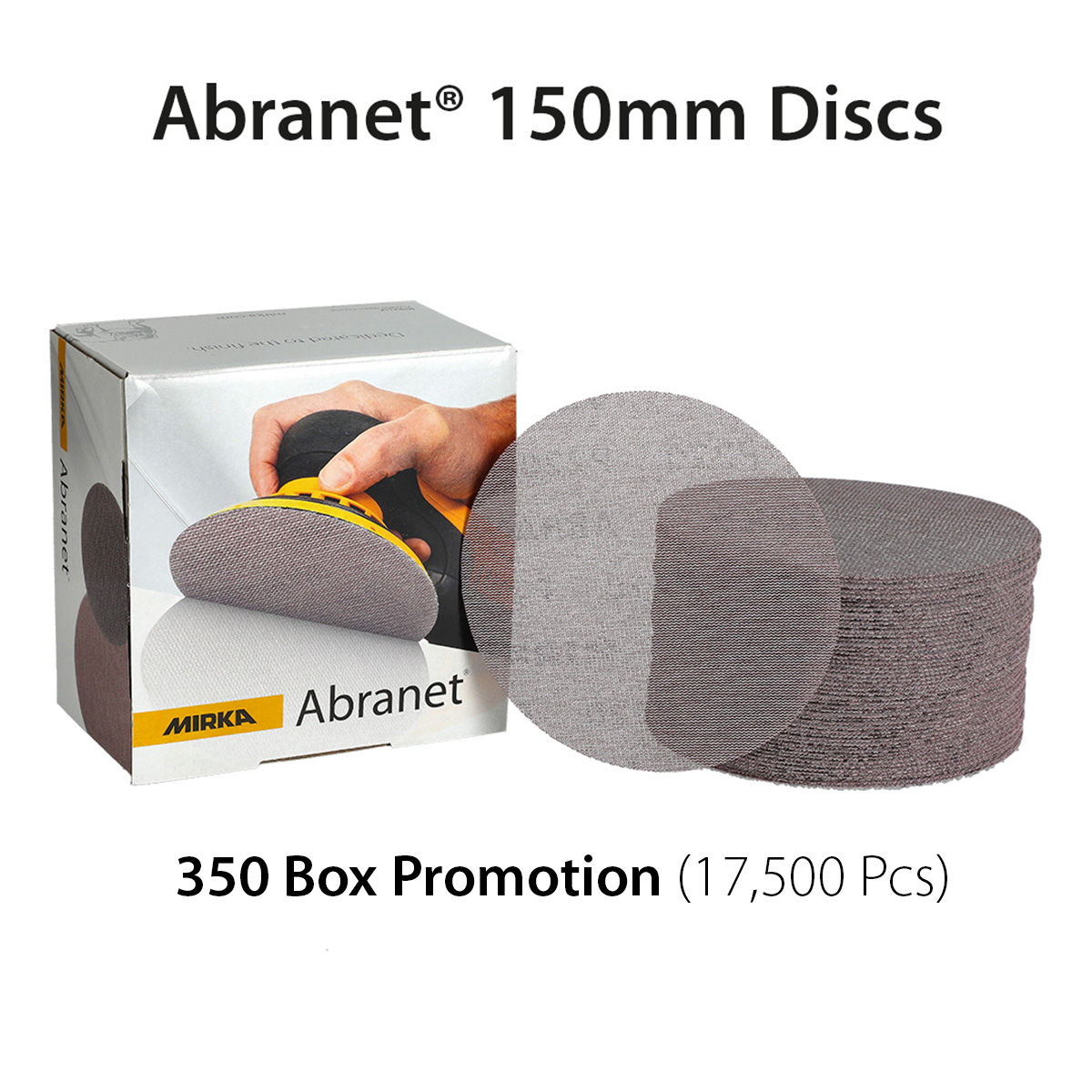 UK KIT Abranet 150mm Discs 35 unit Promotion (17,500 pcs)