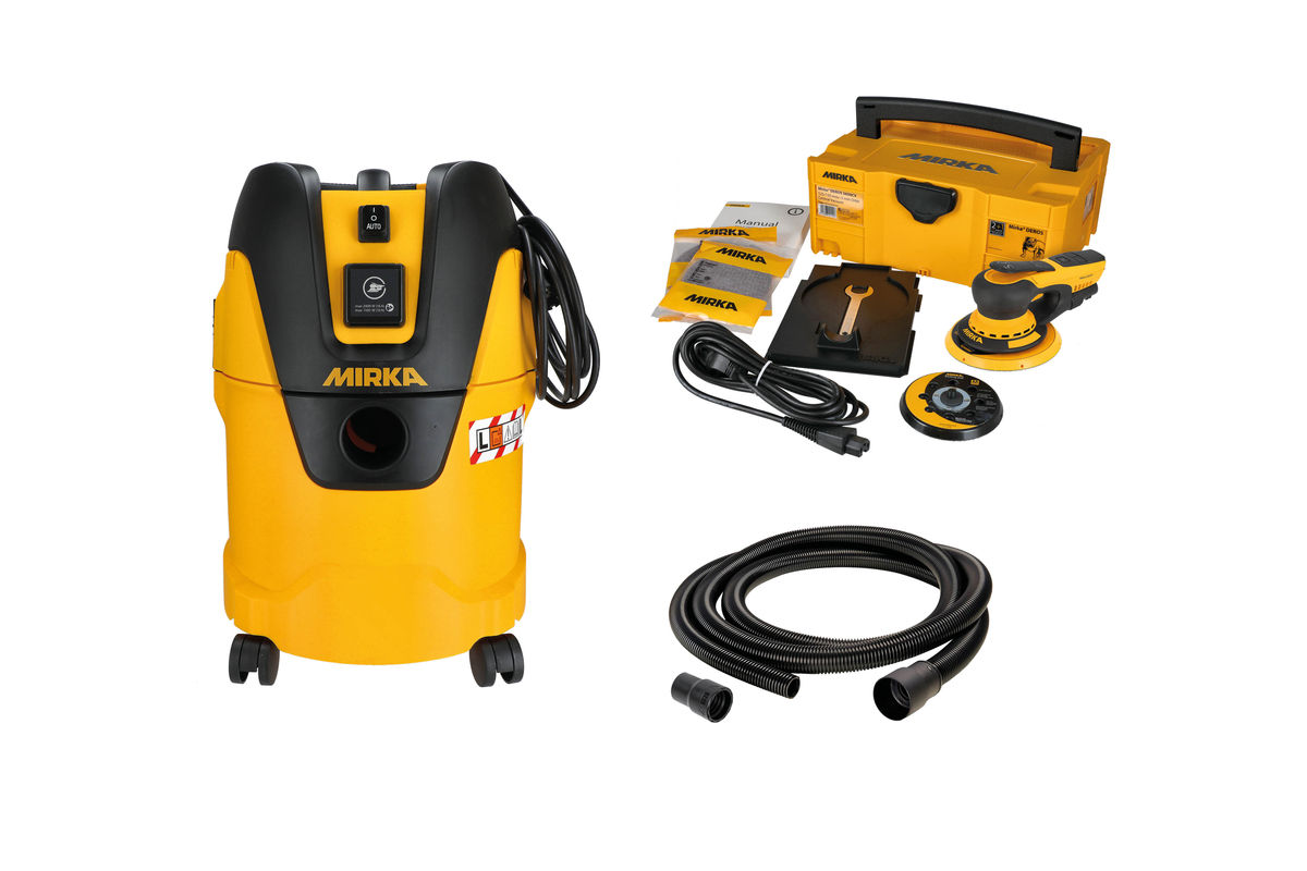 Mirka DEROS II 5650 + Dammsugare 1125 L PC + Slang