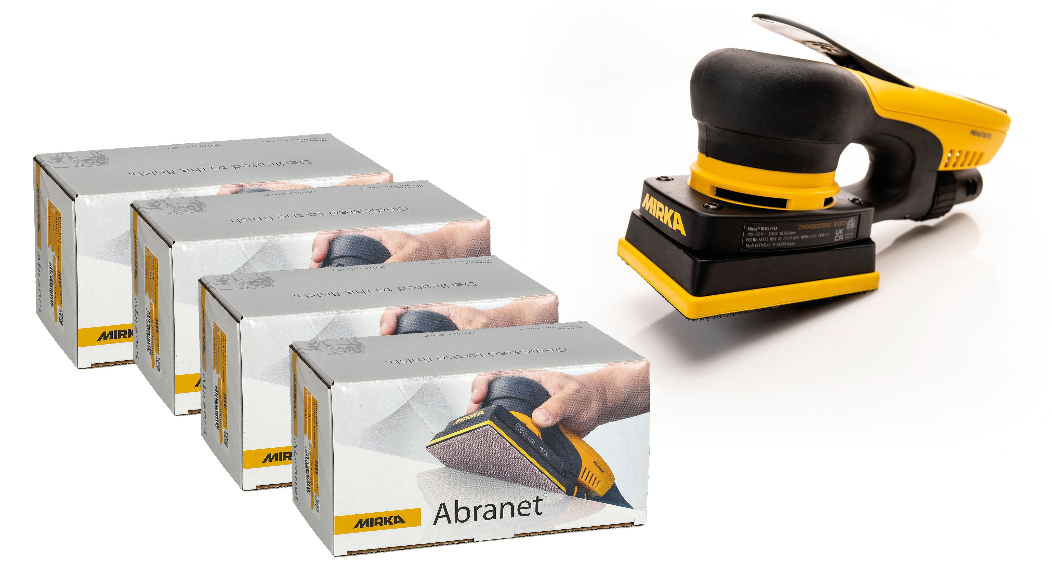 MSC KIT Mirka DEOS 343CV + Abranet Ace