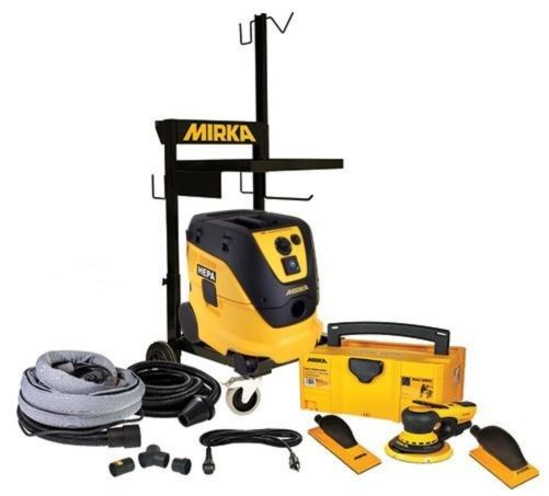 MIRKA® DEROS 6", AFC Dust Extractor & Trolley Kit - Electric & Hand Sanding