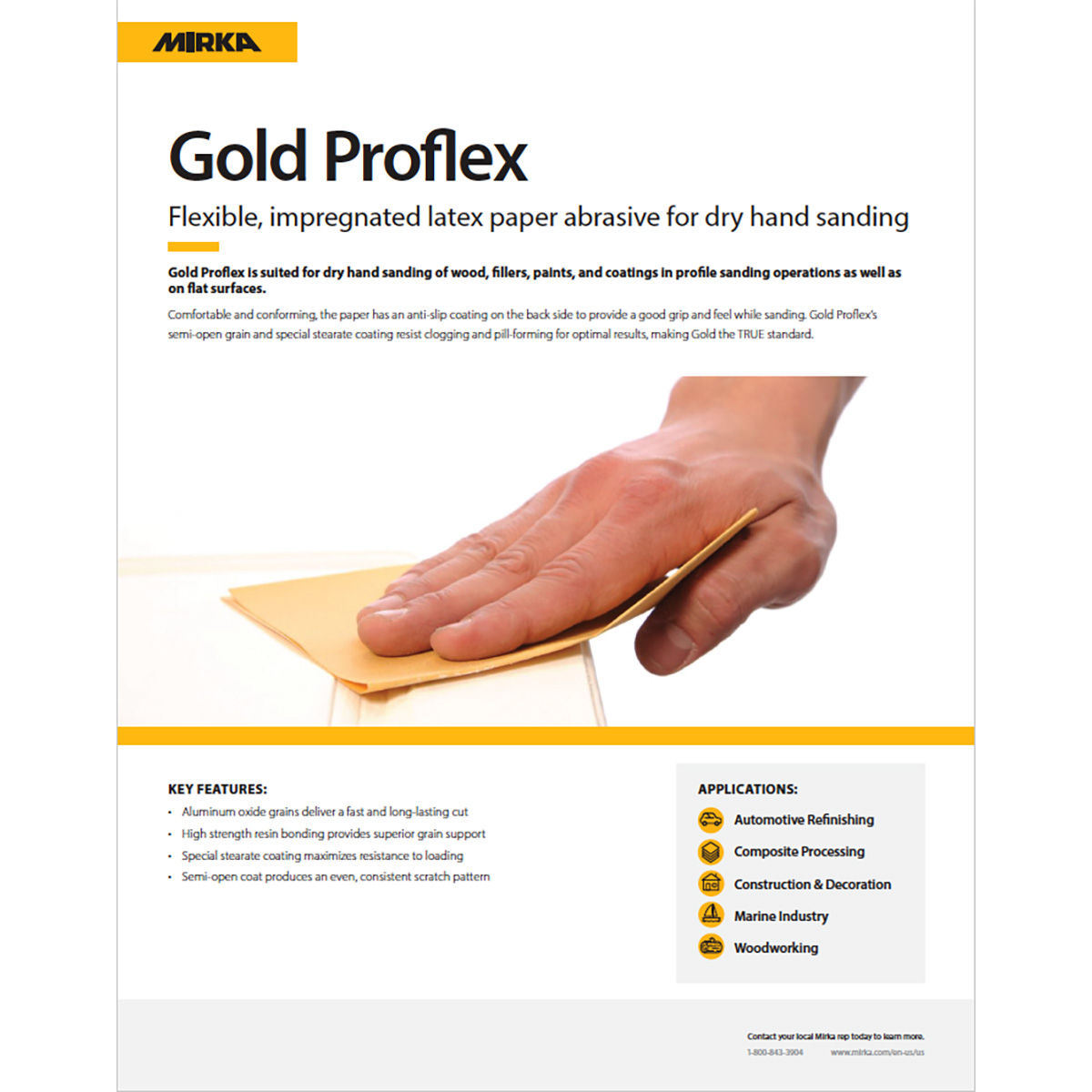 Gold Proflex Product Sheet - Mirka