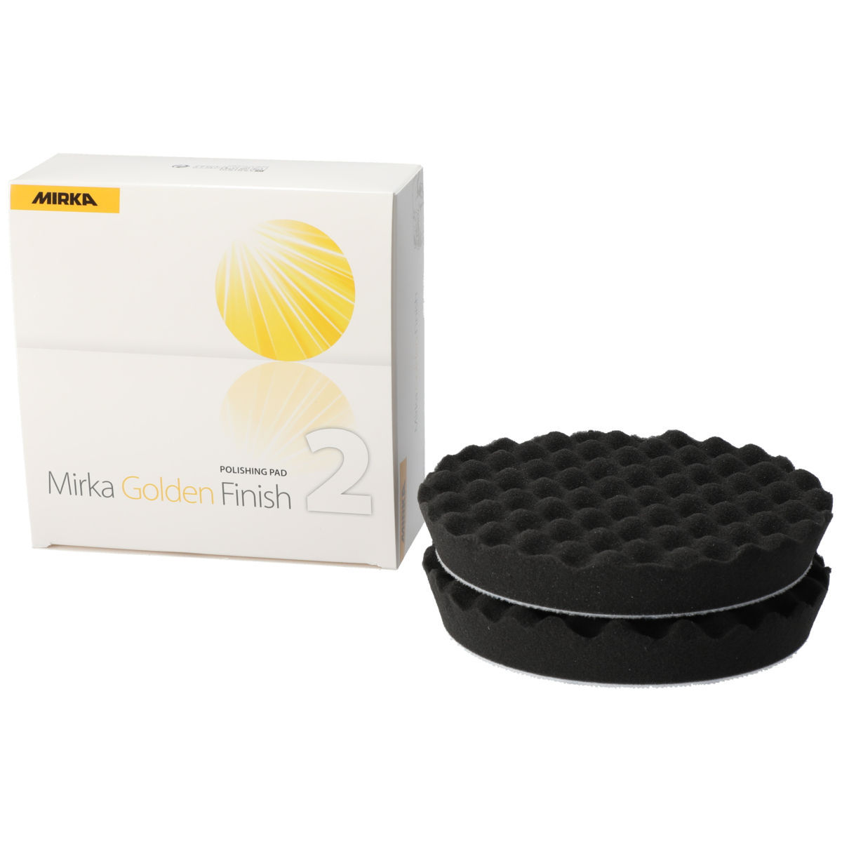Golden Finish Pad-2 Black Waffle