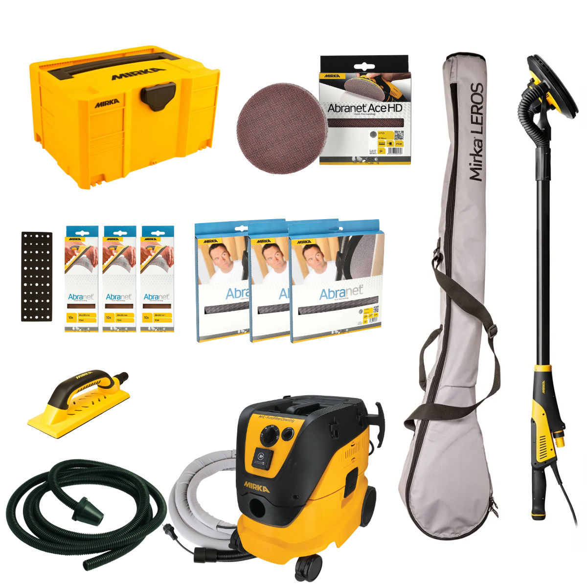 LEROS set met Abranet Ace en stofzuiger (30L)