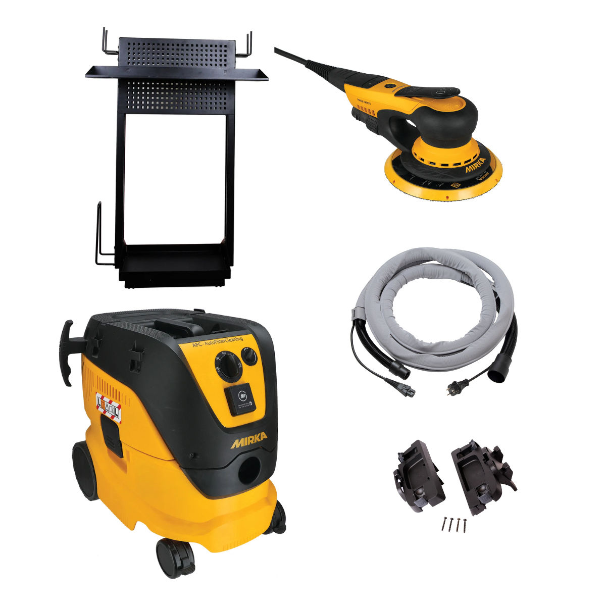 DEROS II 650 met werkstation en stofzuiger (30L)