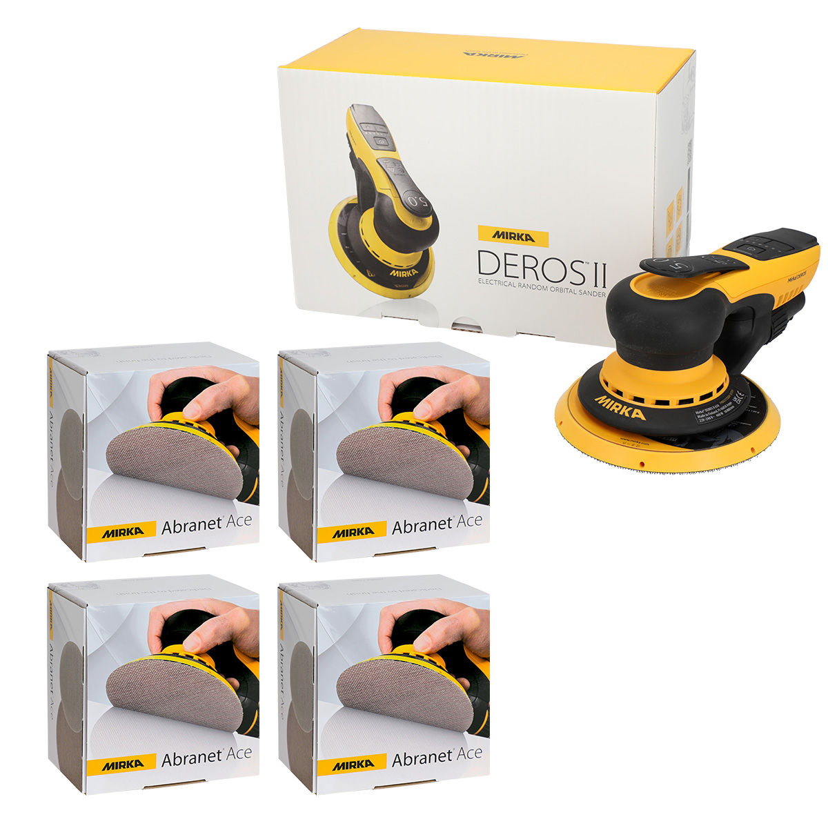 Mirka DEROS II 150mm Wood Kit 230V - Mirka