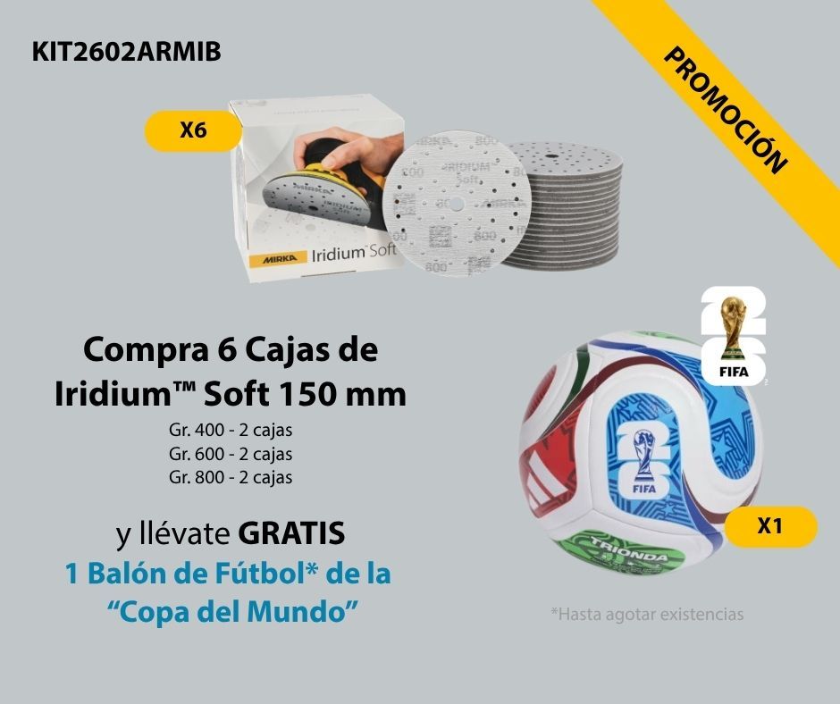 Promo Online - Iridium Soft + Balón Mundial Fútbol
