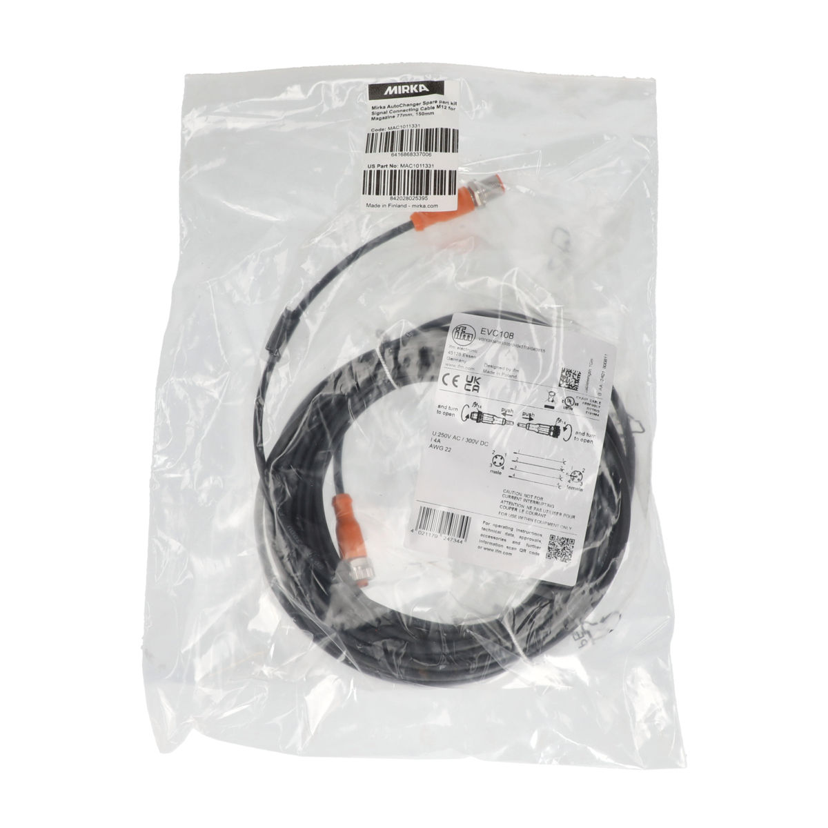 Signal Cable M12 for Magazines & Pneumatic Kit