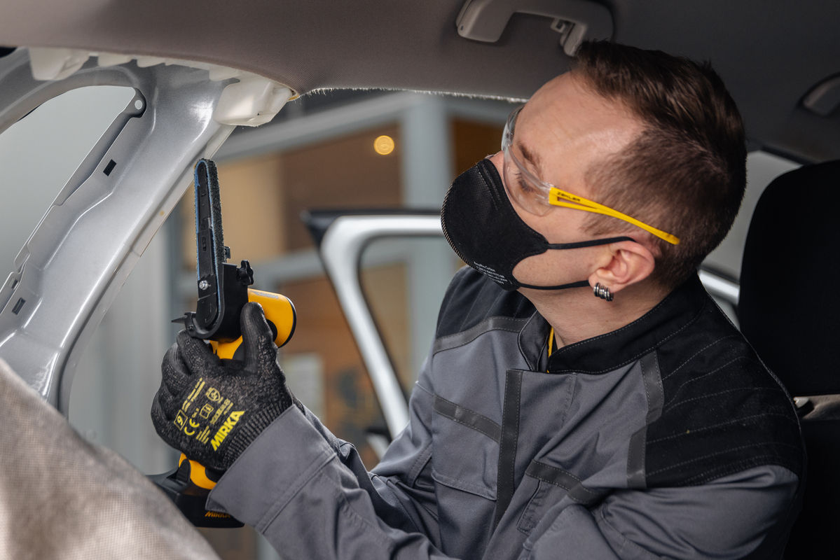 Mirka® FBS-B Kablosuz Dar Kalibre Zımpara Makinesi 10 x 330 mm max 12V