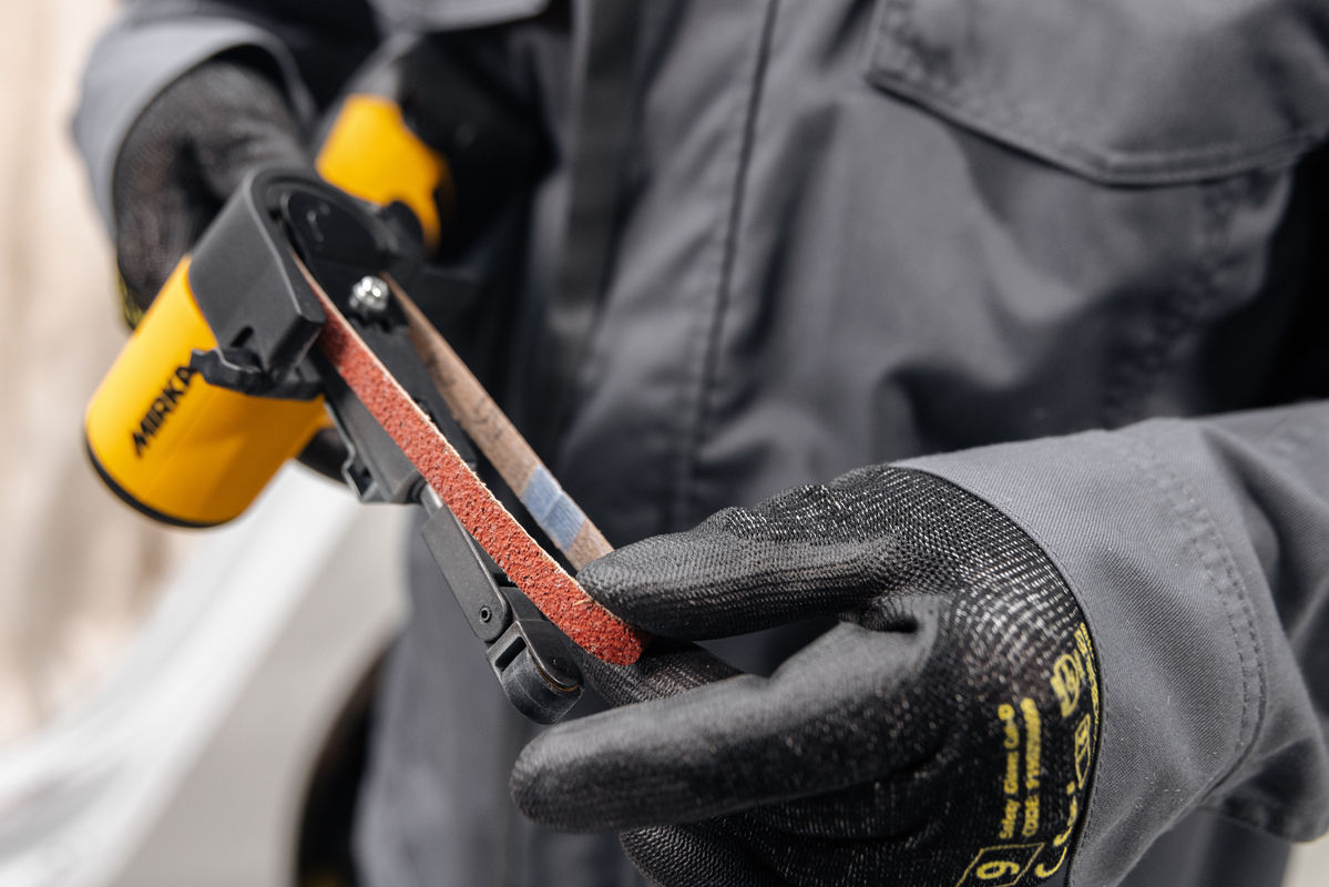 Mirka® FBS-B Draadloze Vijlband schuurmachine 13 x 457 mm max 12V