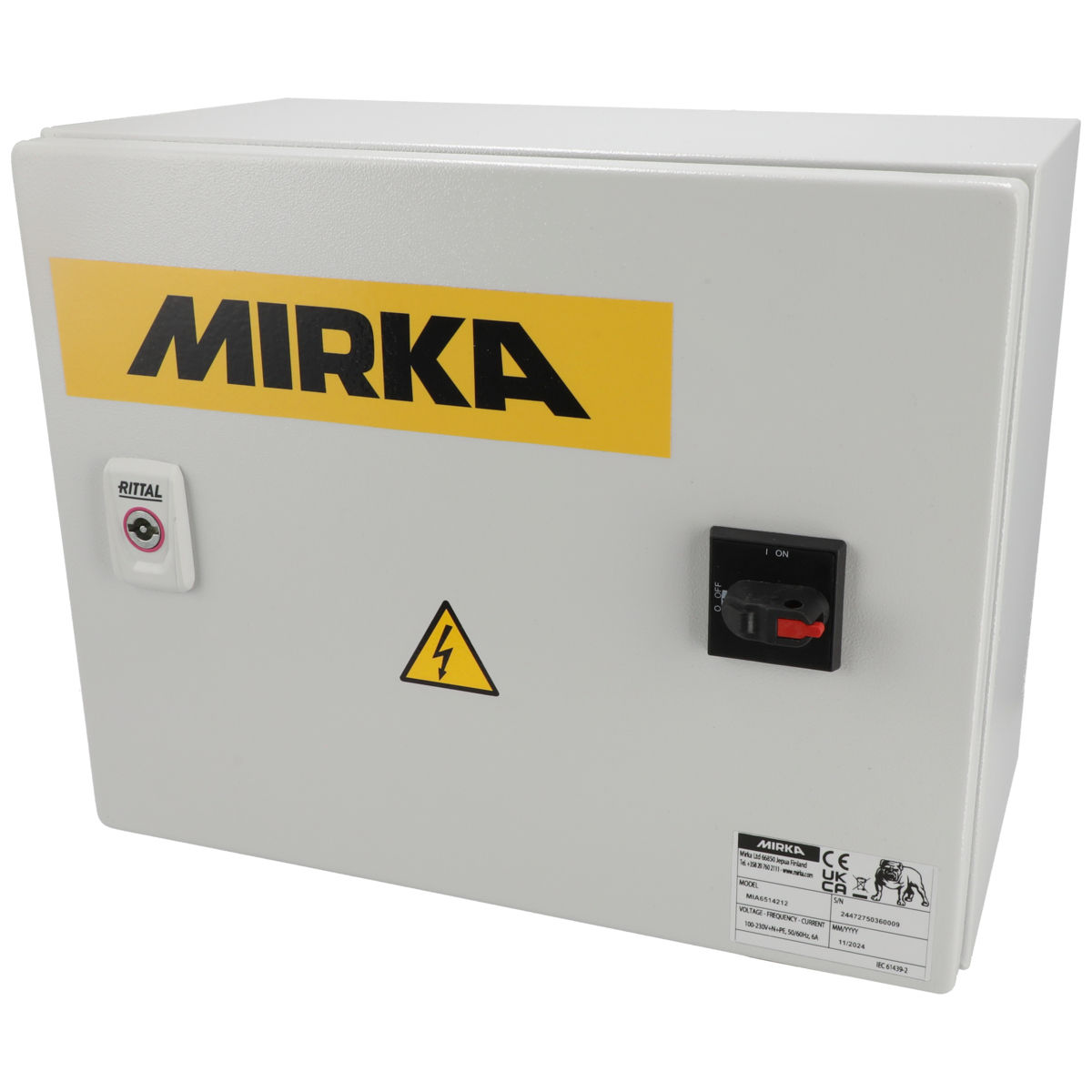 Mirka® motor drive cabinet for Ethernet/IP