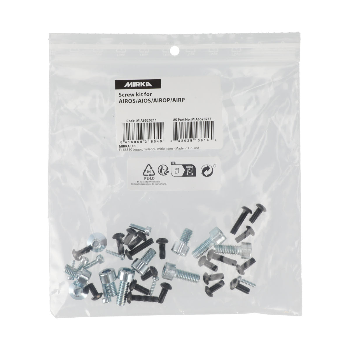 Screw kit for AIROS