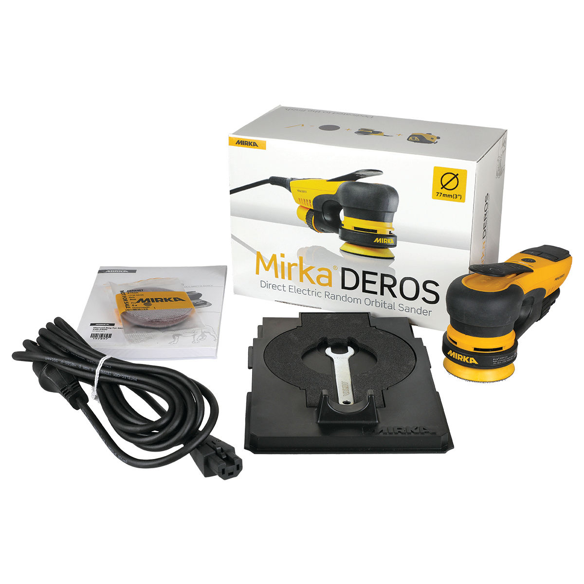 Mirka® DEROS 325CV UK Ø 77 mm, výkmit 2,5 mm