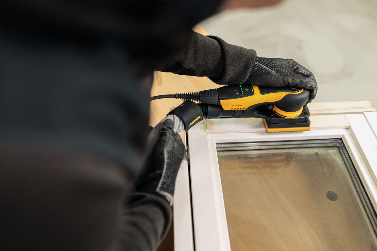 Mirka® DEOS II 343 EU 75 mm x 100 mm, órbita 3.0 mm
