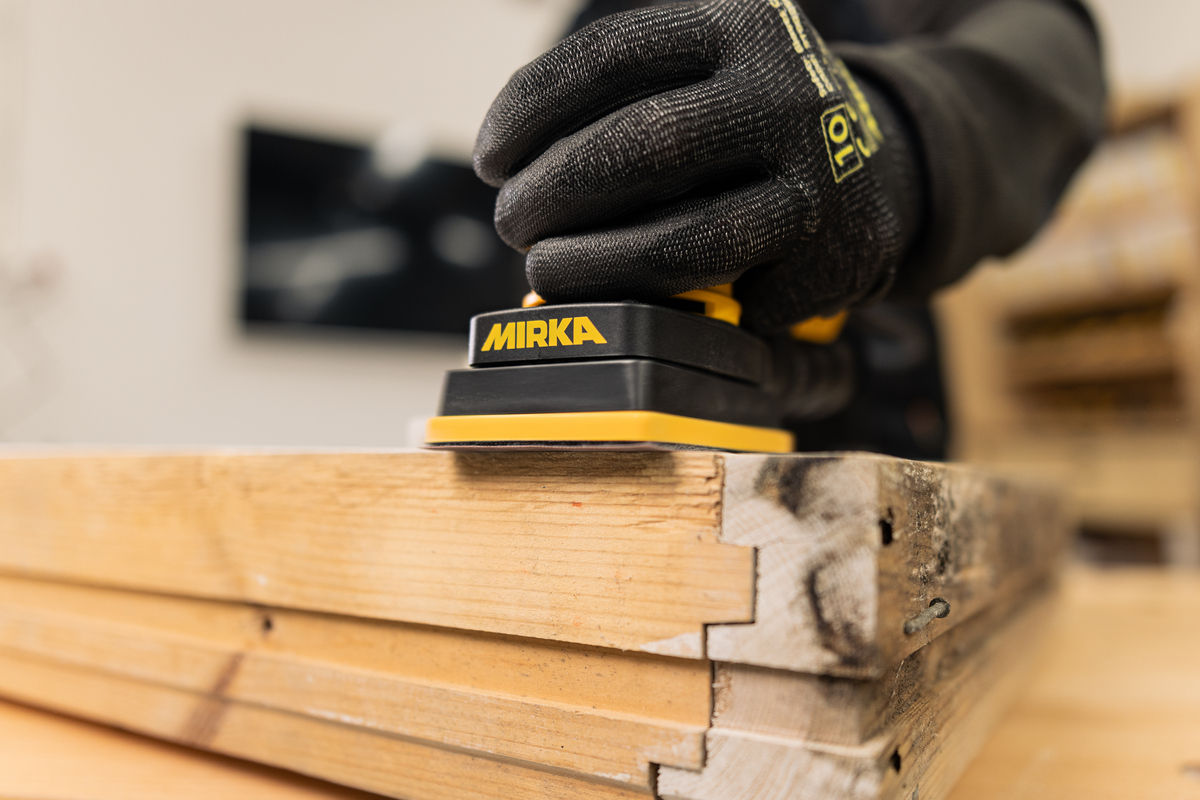Mirka® DEOS II 343 EU 75 mm x 100 mm, órbita 3.0 mm