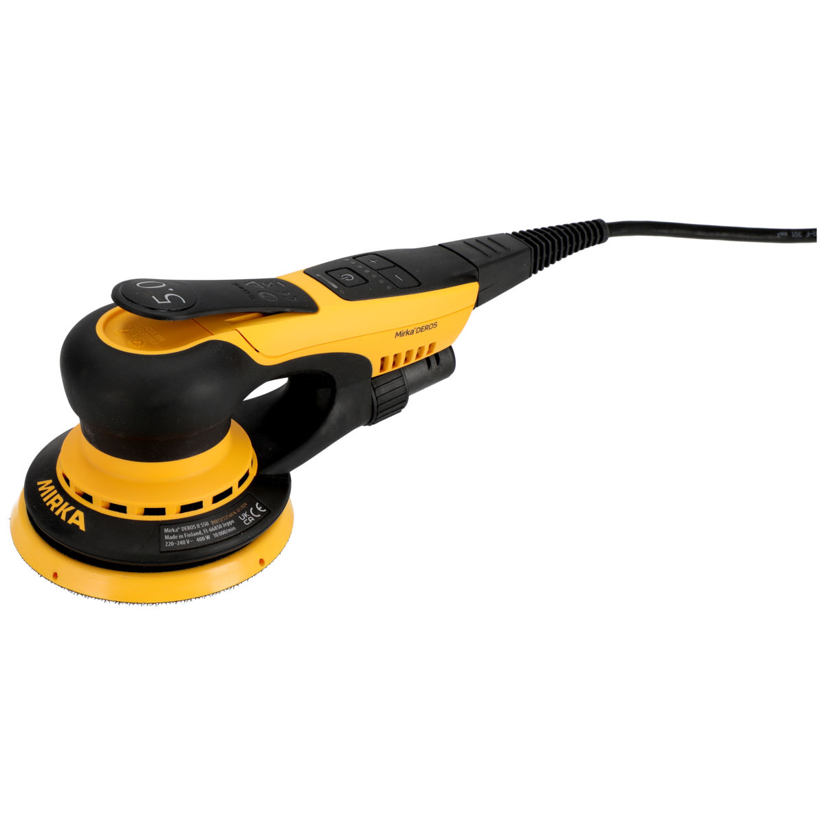 Mirka® DEROS II 550X 5", 5.0 mm orbit