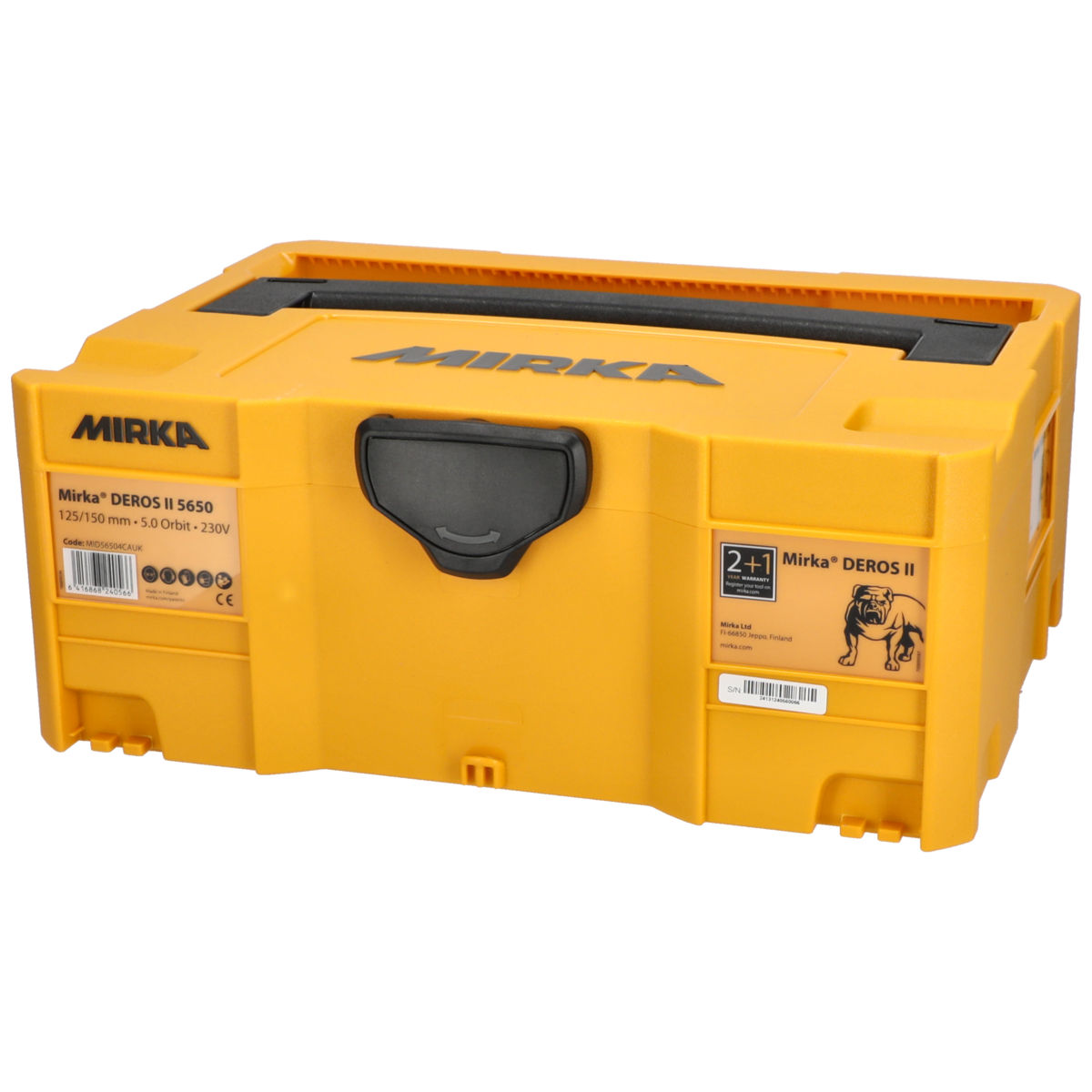 Mirka® DEROS II 5650 UK Ø 125/150 mm, orbit 5.0 mm