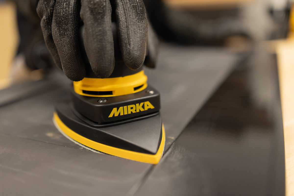 Mirka® DEOS II 663 EU Delta 100 mm x 152 mm x 152 mm, orbit 3.0 mm