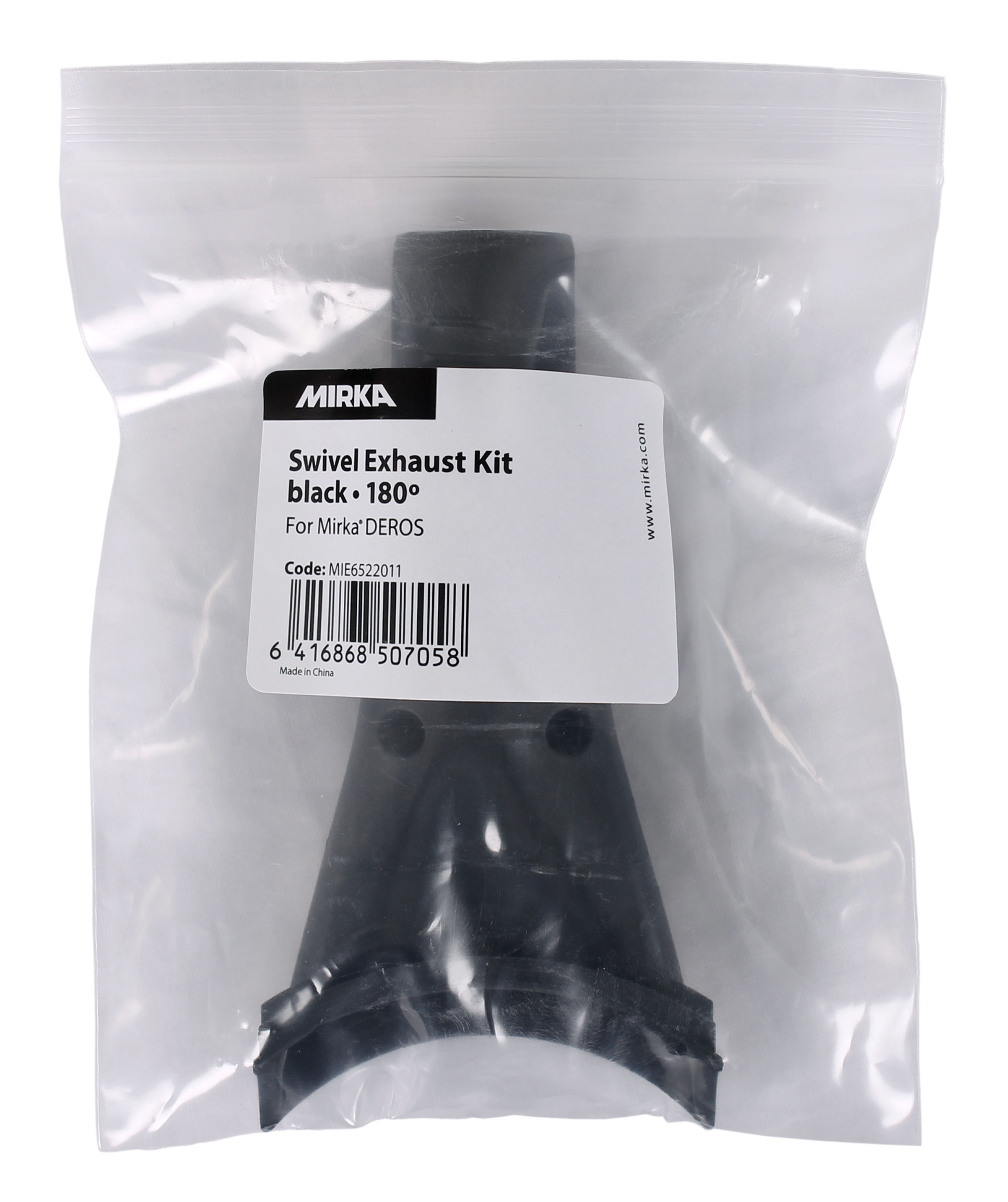 Swivel Exhaust for DEROS Black, 180º