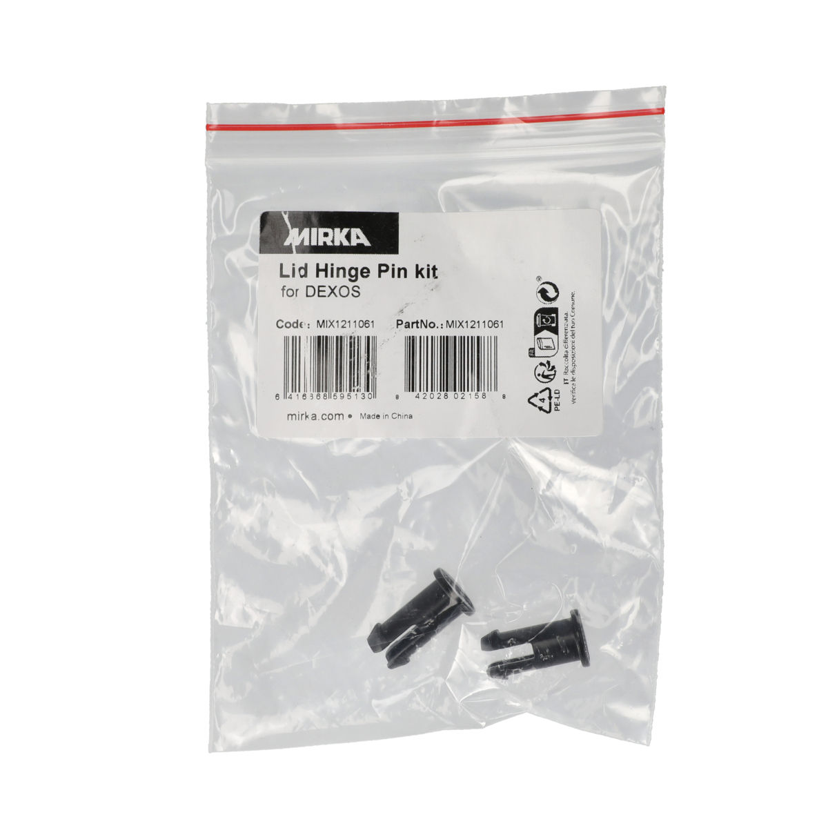 Lid Hinge Pin kit for DEXOS