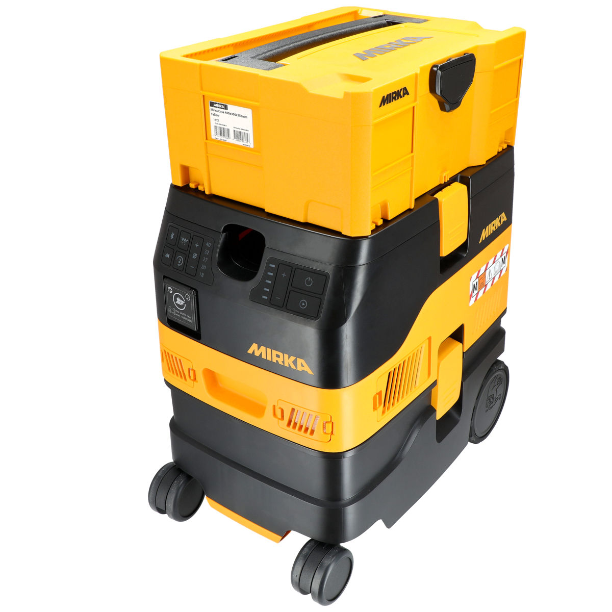 Mirka DEXOS 1217 AFC classe M avec gaine pré-équipée aspirateur professionnel