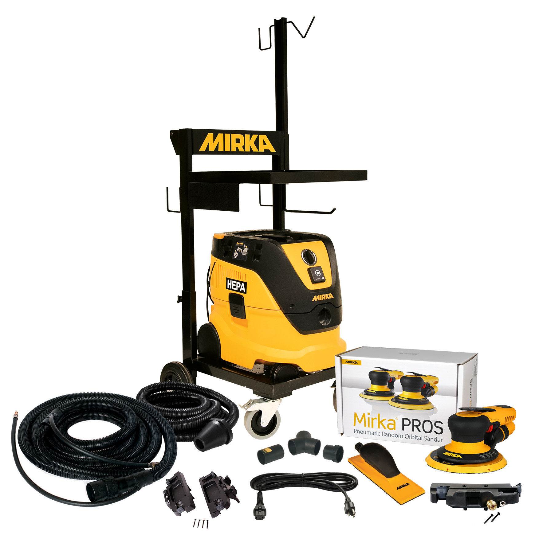 6" Dust-Free Trolley System (pneumatic 8mm)