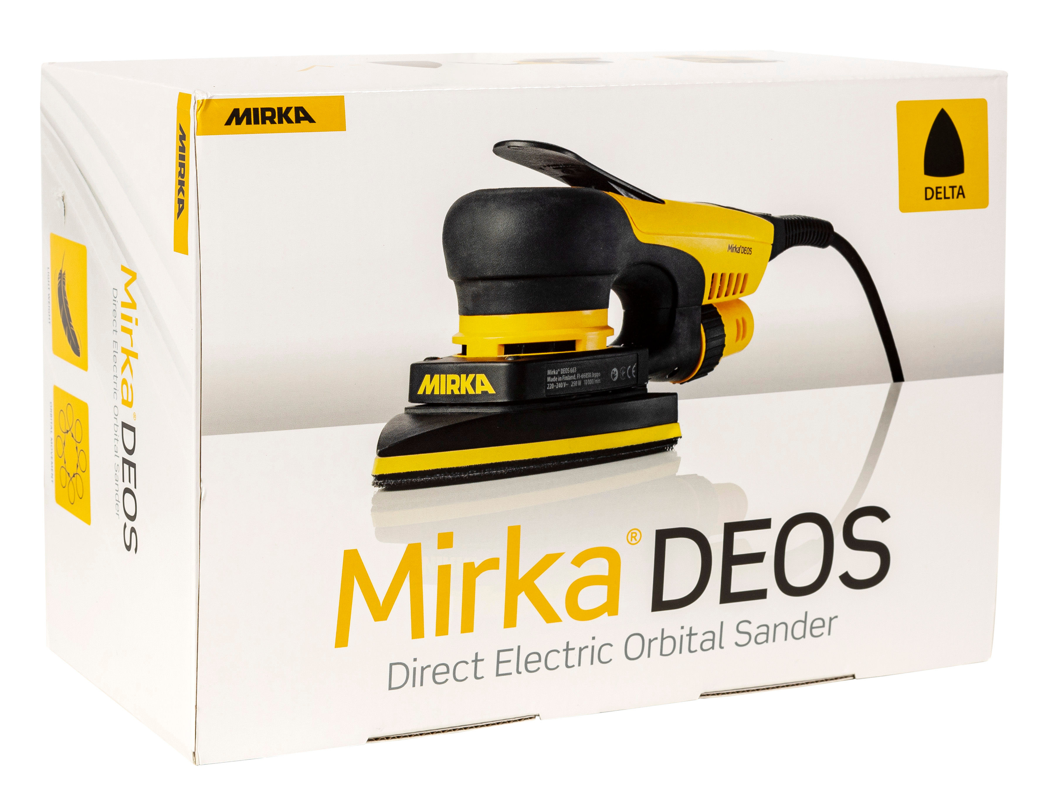 Mirka® DEOS Delta 663CV EU 100 x 152 x 152 mm 3.0 mm orbit