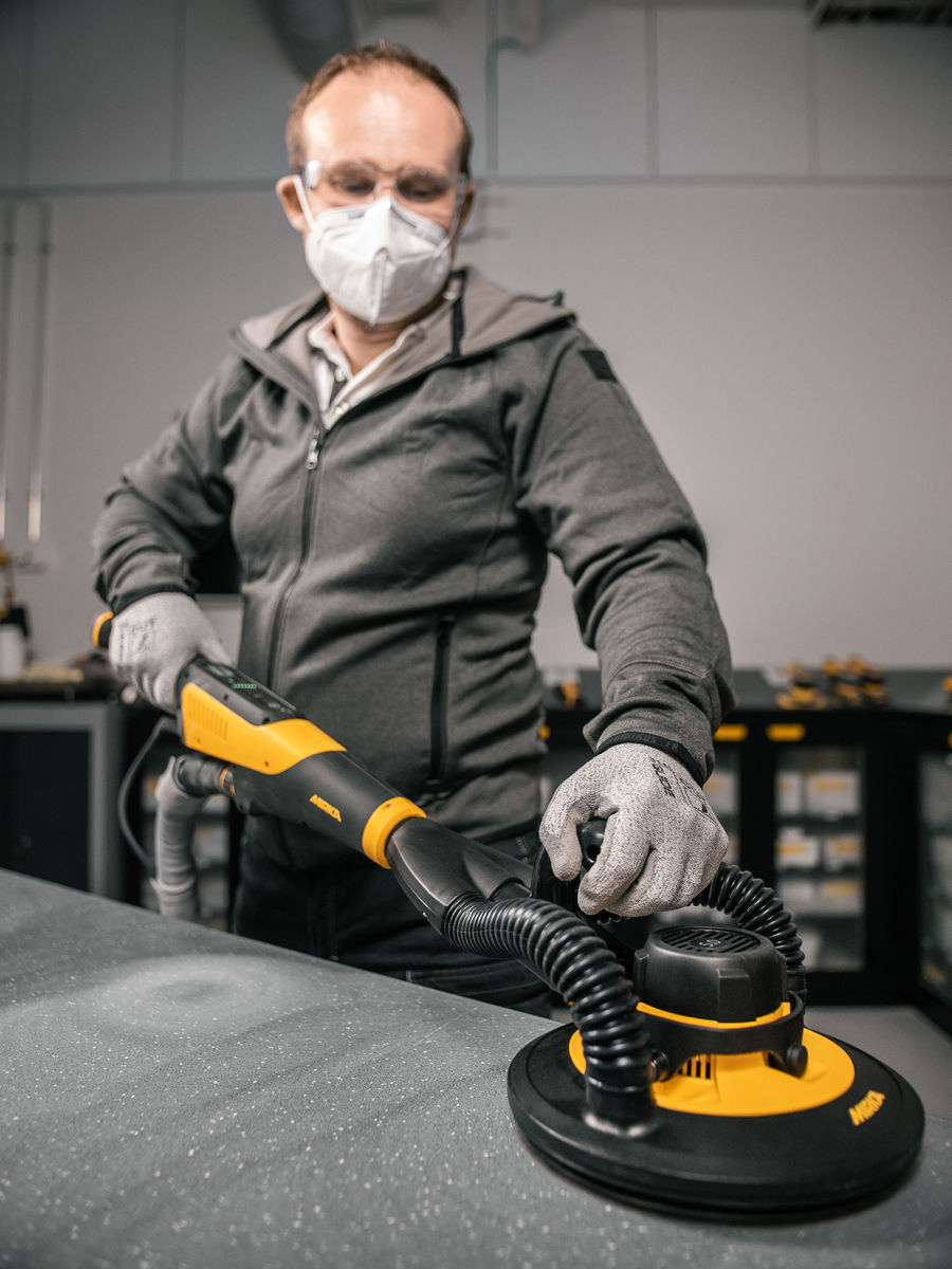 Mirka® LEROS-S 950X UK Ø 225 mm 5.0 mm orbit Dual Voltage