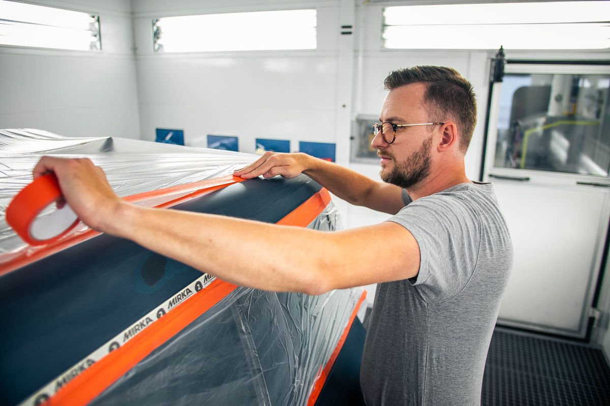 Nastro per Mascheratura 90°C Orange Line 18mmx45m