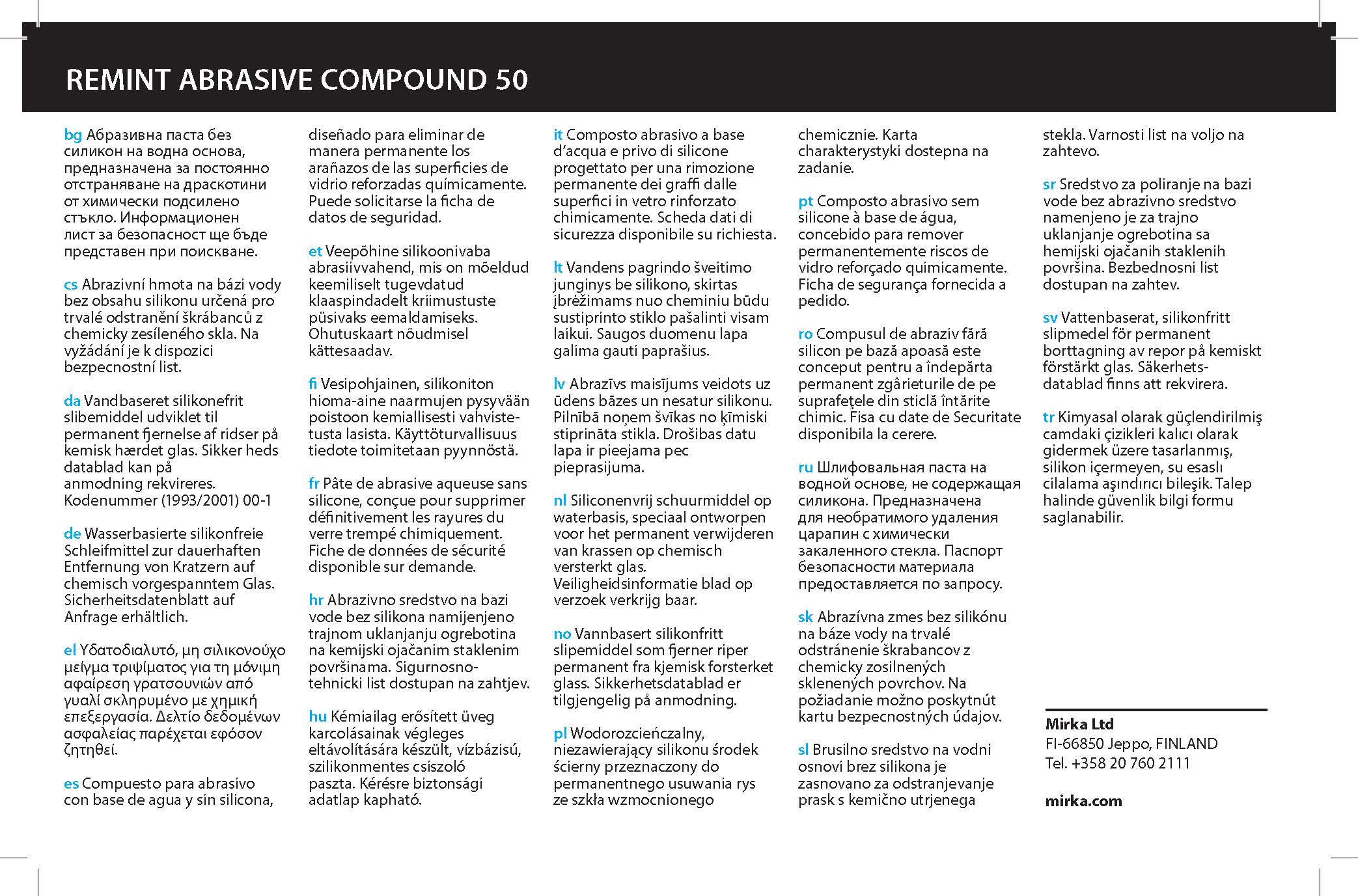Remint Abrasive Compound 50