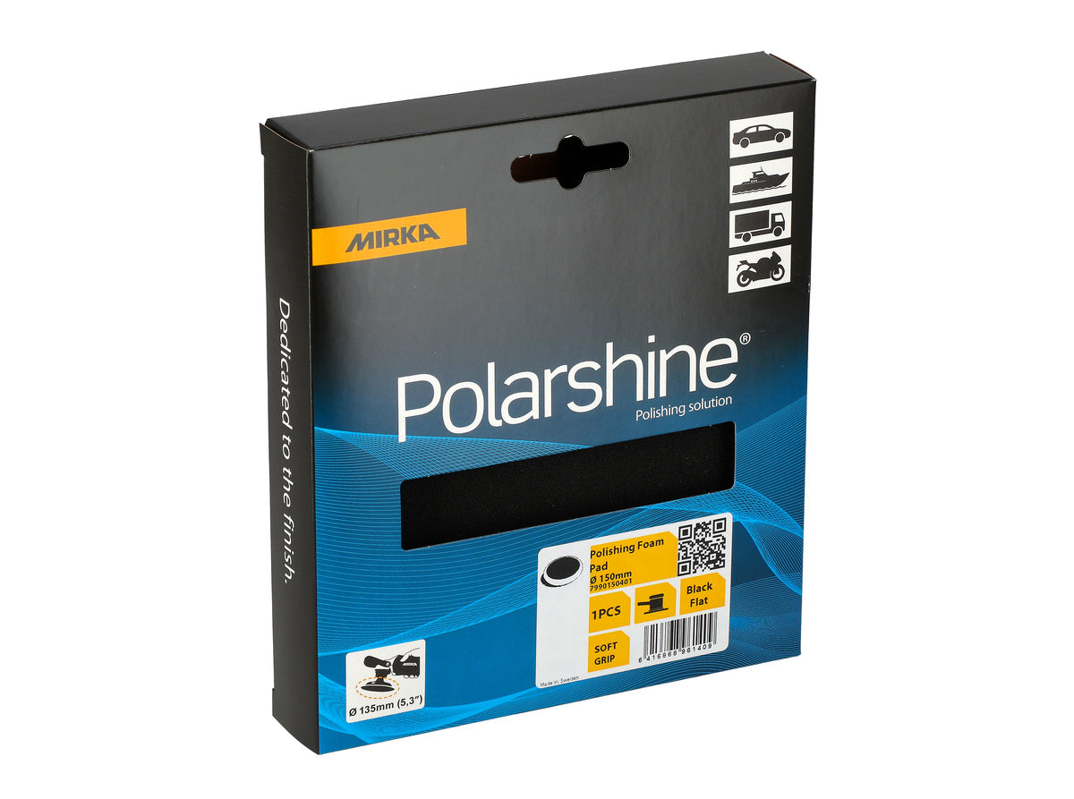 Polishing Foam Pad Black Flat