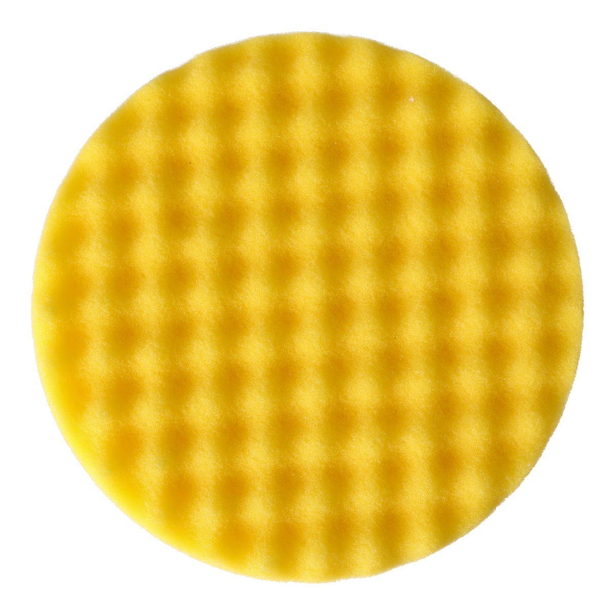 Tampón de Espuma de Pulido Amarillo Waffle