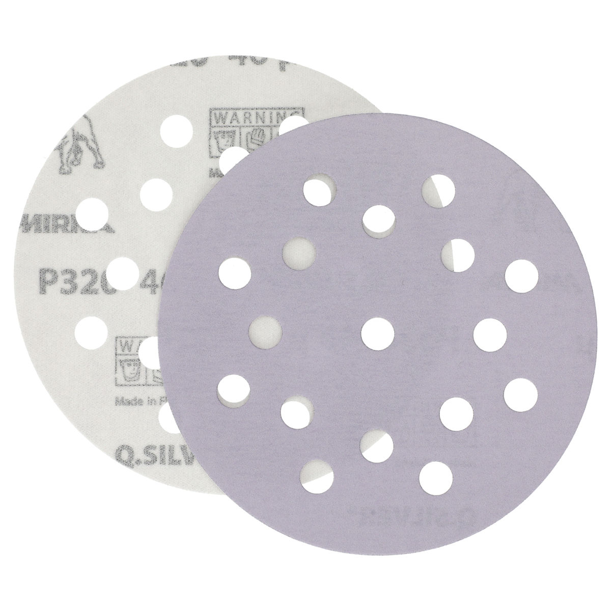 Q.SILVER 5" 17 Hole Grip Discs