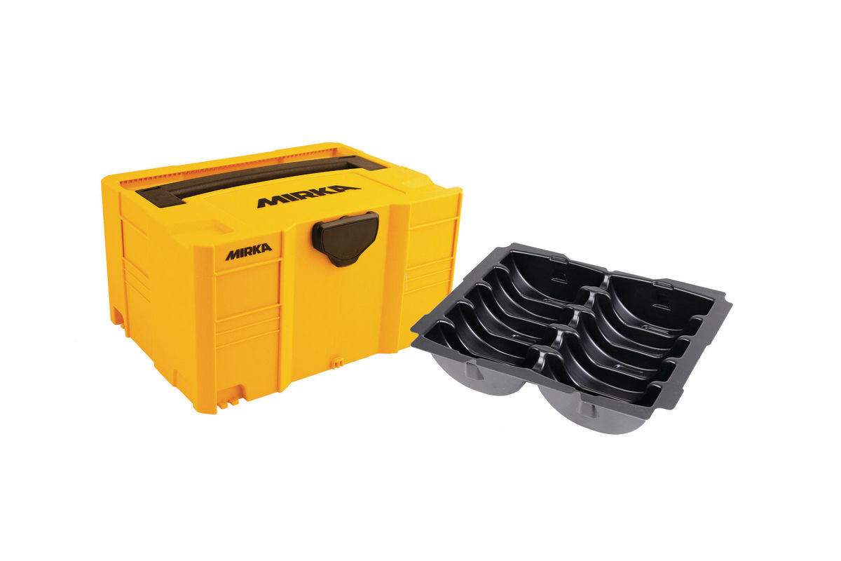 Mirka Plastbox 400x300x210mm + Inlägg 150mm disc