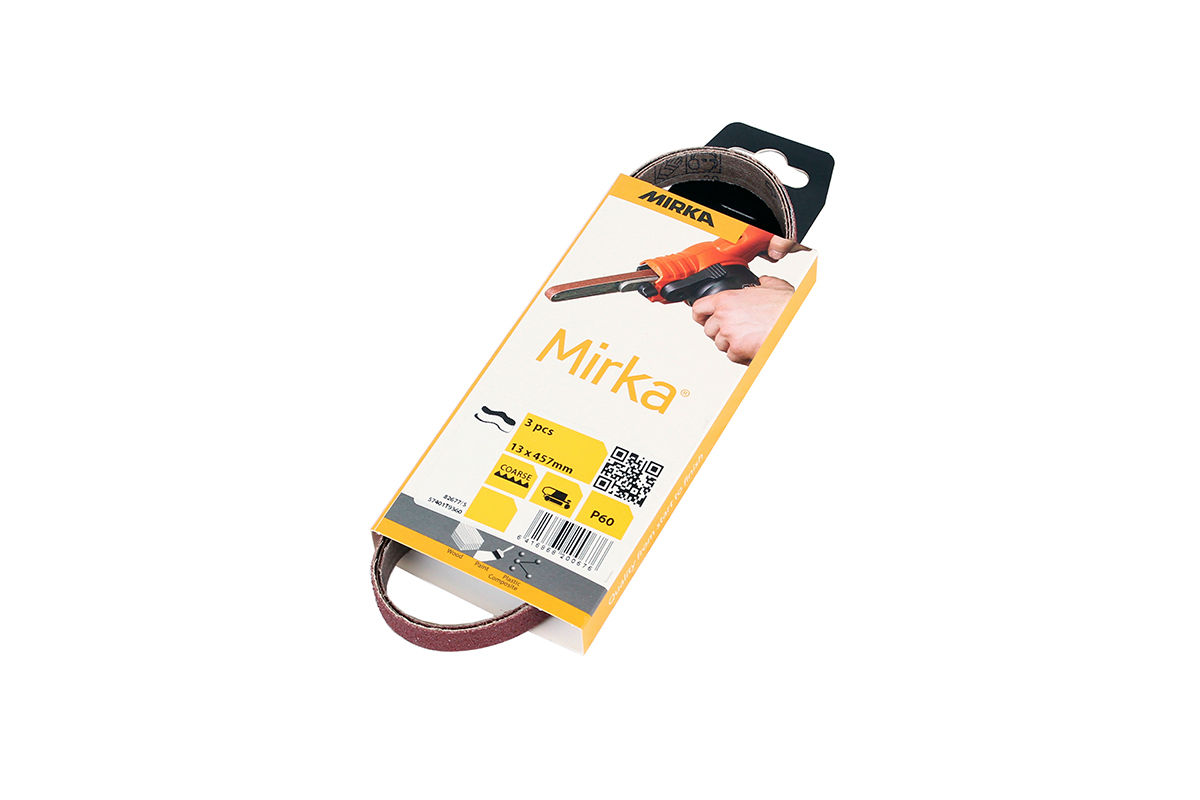 Abrasive Belt Red 13 x 457 mm