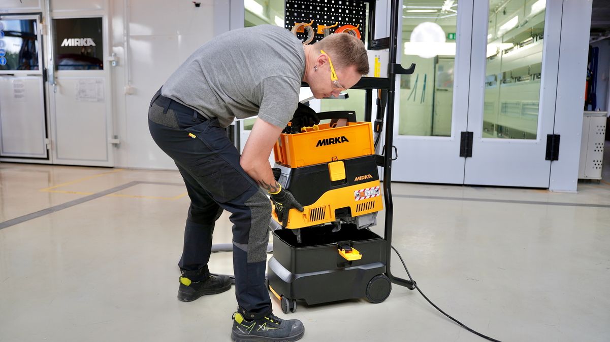 Workstation for Mirka® DEXOS 1230X Dust Extractor