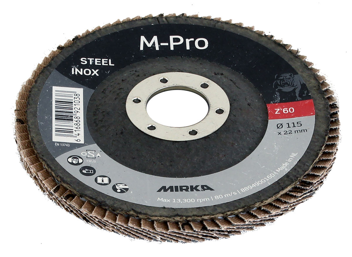 Lamellskiva M-PRO 115x22mm Inox ZIR