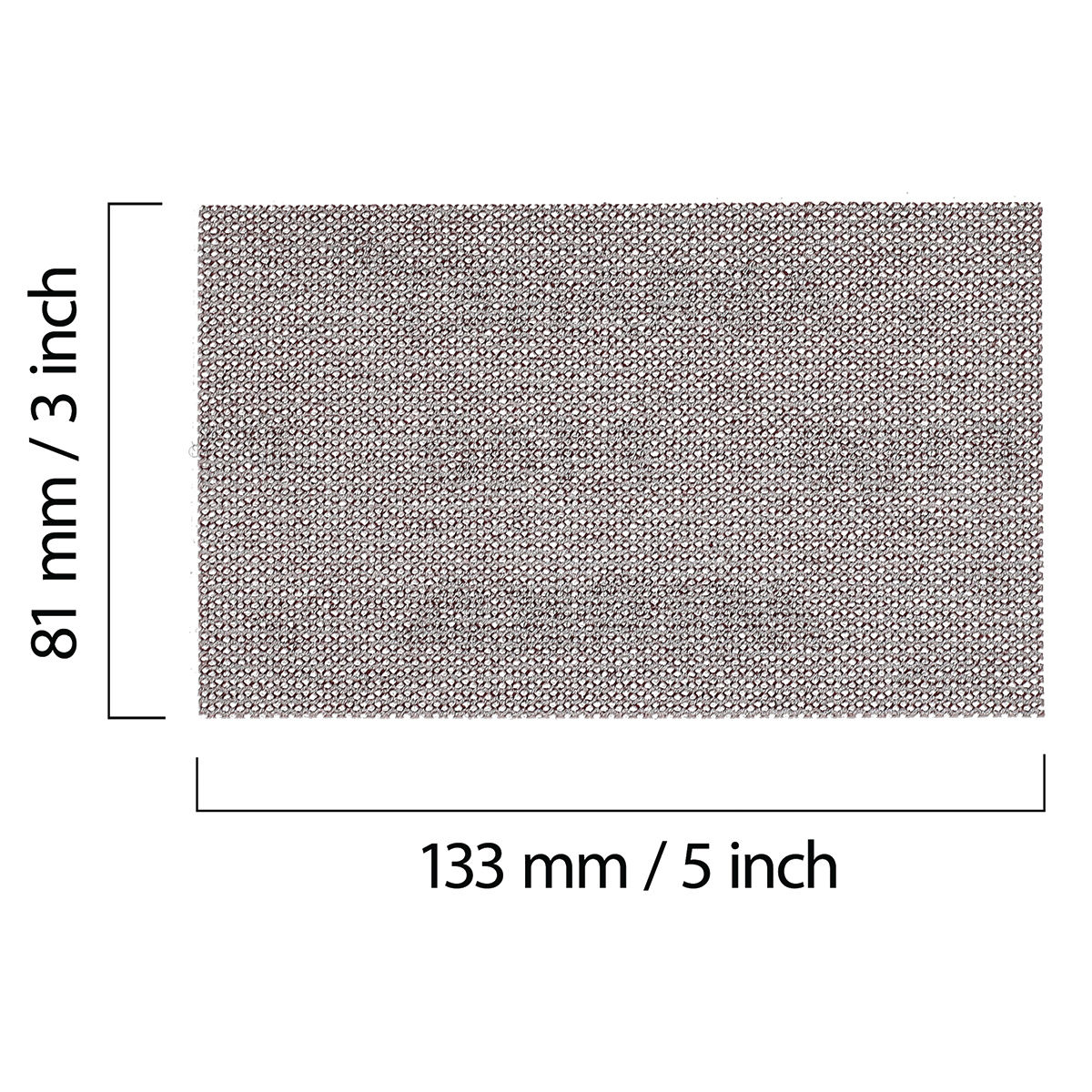 Abranet® 81 x 133 mm coupe abrasive auto-agrippante maille micro-perforée