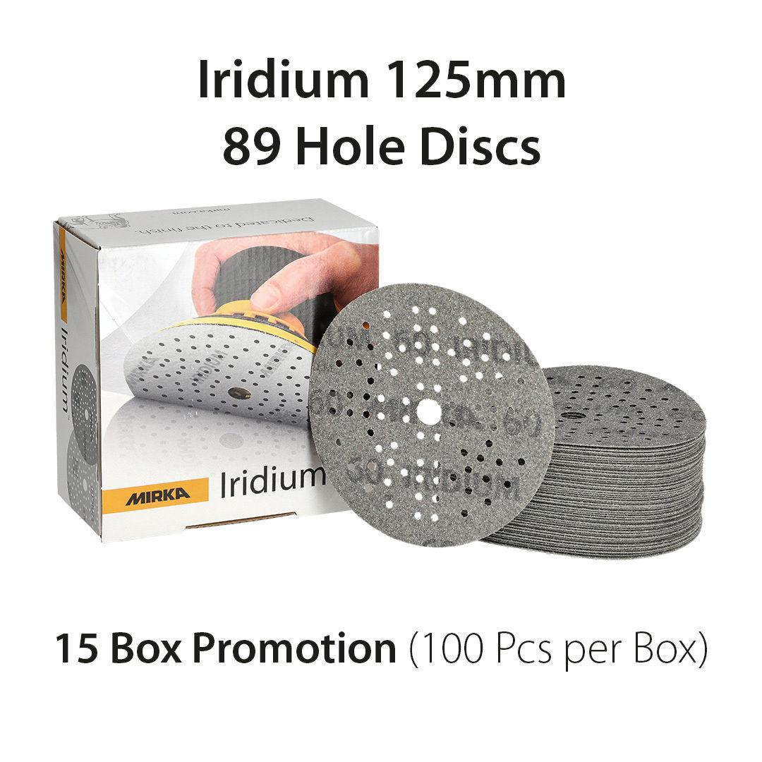 Iridium 125mm Disc 25 Box Deal (2500 pcs)