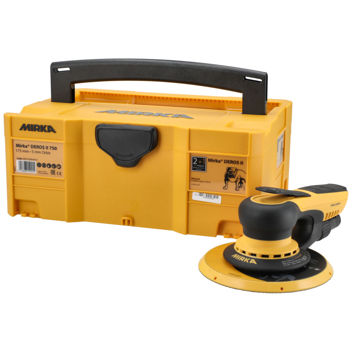 Mirka® DEROS II 750 Ø 175 mm, uitslag 5.0 mm