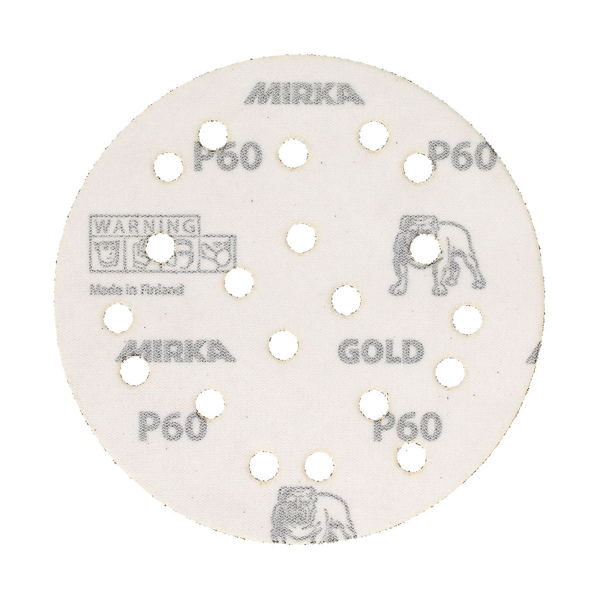 Gold 125 mm, 19 otworów, rzep