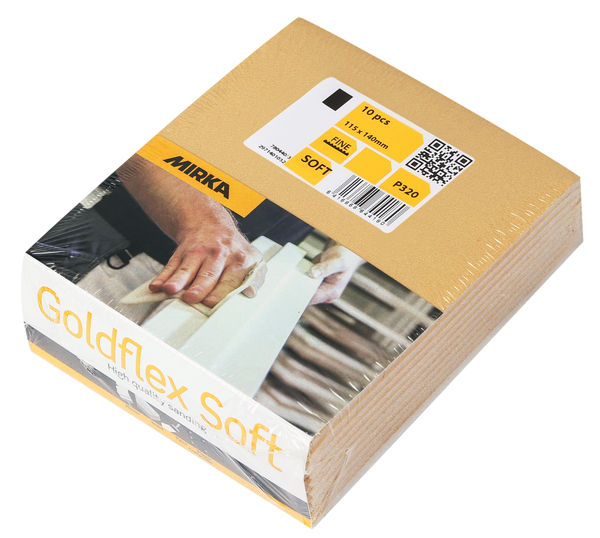 Goldflex Soft 115 x 140 mm coupe abrasive sur mousse
