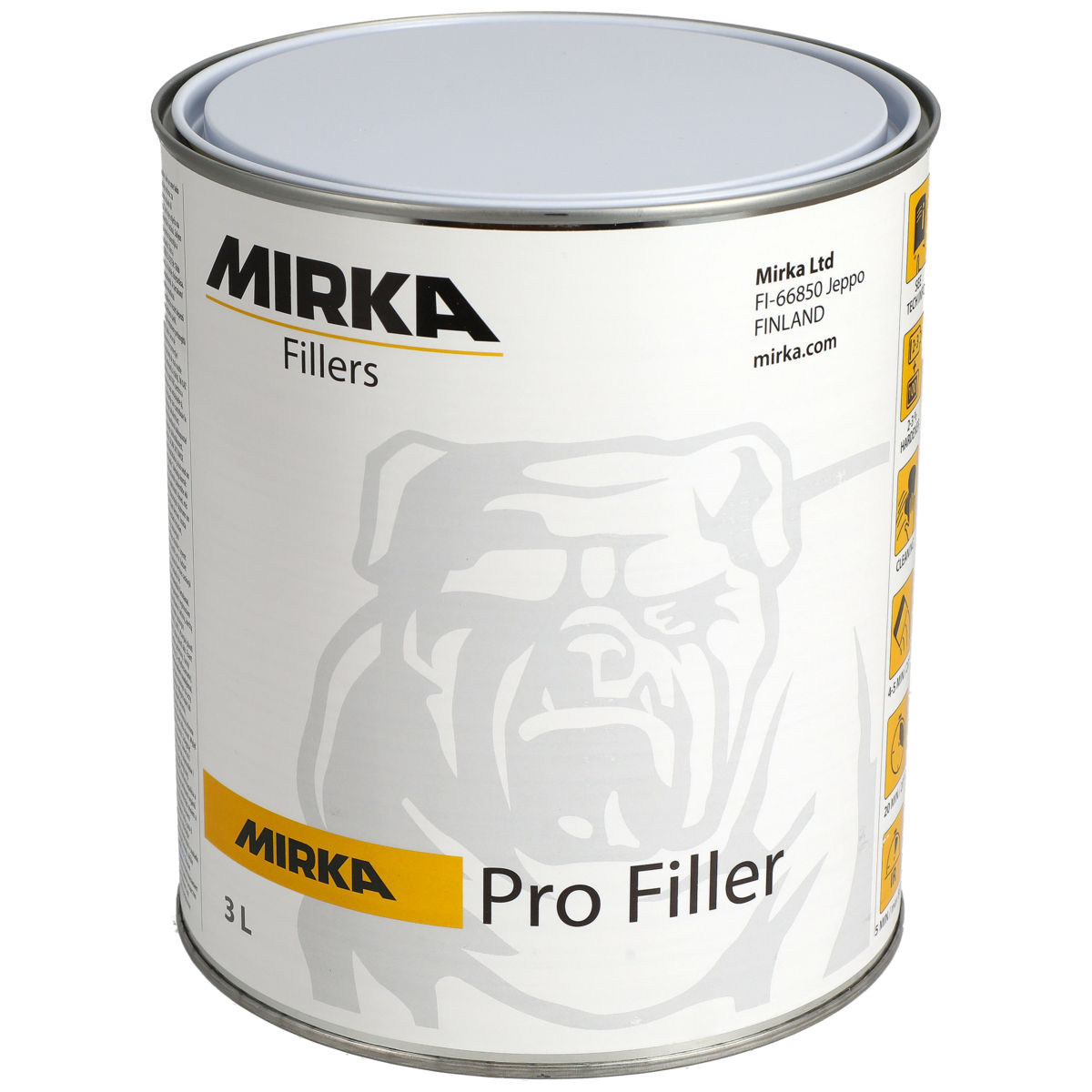 Mirka® Pro Filler 3 L, 8/pakning