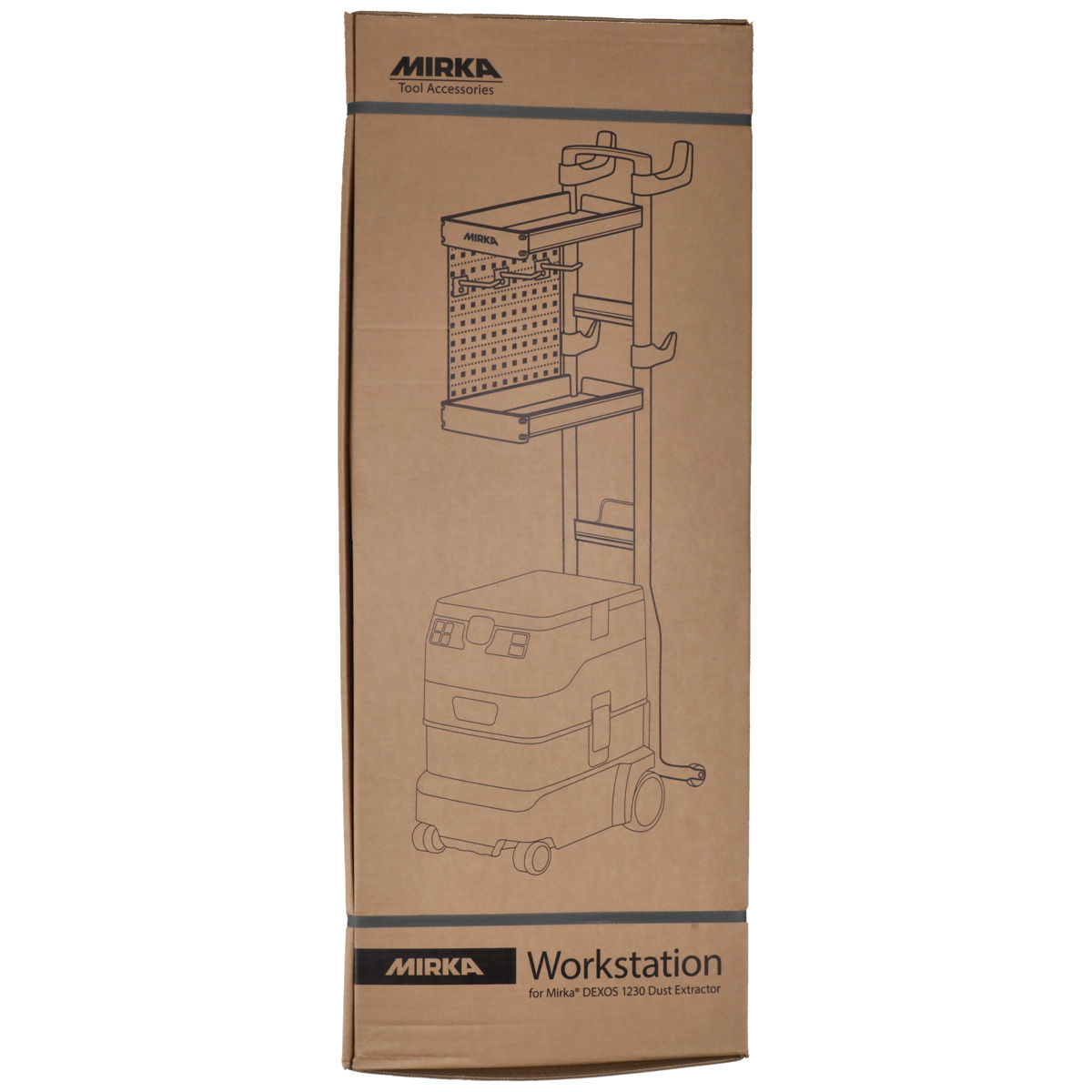 Workstation for Mirka® DEXOS 1230X Dust Extractor