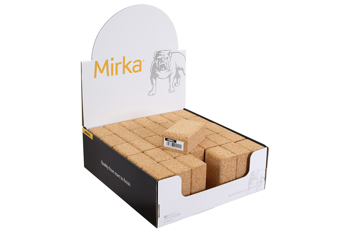 Sanding Block Cork 100 x 60 x 40 mm in Display